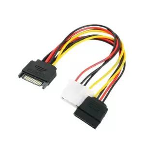 Coms SATA 전원 케이블 15P IDE 변환 젠더 20cm