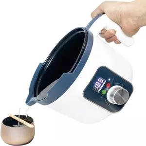 스파우트가 있는 핸드내추럴 디지털 캔들 멜팅 포트 제작을 위한 온도 제어 기능이 전기 왁스 멜팅기 조절