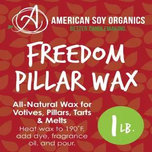 아메리칸 소이 스 - 양초 제조용 프리덤 필러 왁스 비드 1파운드 전자레인지용 프리미엄 캔들 용품