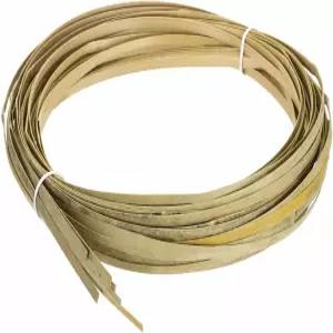 메카닉스티 7롤 직조용 대나무 스트립 0.2 x 10피트 바구니 용품 위커 수리 키트 제작용 0.5mm 두께의 얇은