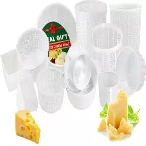 11개 치즈 제조 키트 초보자 - 부드러운 몰드 팔로워 피스톤이 있는 용품 파라 퀘소 프레스코 카세로