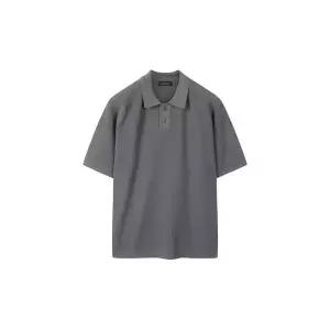 [커스텀멜로우](강남점) 그레이 소프트 하프 카라 스웨터 CWWAM25412GYX