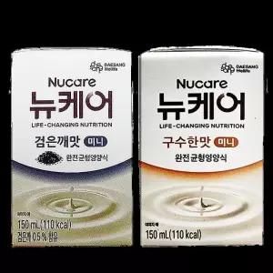 뉴케어 미니 구수한맛 150ml(24입)+미니 고소한검은깨 150ml(24입)