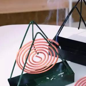 야외 통 걸이 새장모기향 모기향걸이 거치대 꽂이 홀더