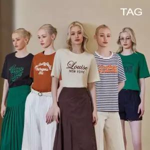 [NS홈쇼핑]태그 레터링 면티블라우스 5종[35796754]