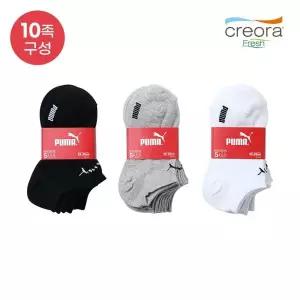 매장정품 푸마 여성 크레오라 스니커즈 양말 10족 세트 1855160