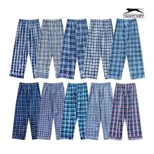 슬레진저 국내산 특면 남성 여름 파자마 바지 1매 색상랜덤