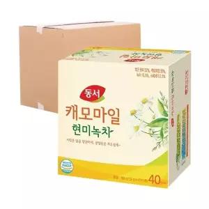 [동서식품][박스] 동서 캐모마일 현미녹차 40T 18입
