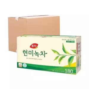 [동서식품][박스] 동서 현미녹차 180T 12입