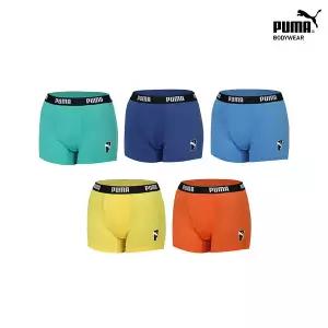 푸마 주니어 남아 레인보우 요일팬티 5종 세트