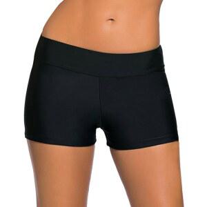 [ALCXAZS] 여름용 수영 트렁크, 폴리에스터 스판덱스 경량 주머니 디자인, 차가운 수영복, 강력한 자외선 차단, 수트, 검정, XXL