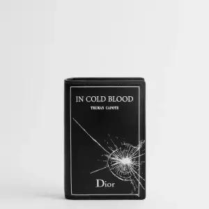 MUST IT_디올 바이폴드 카드 지갑 - 블랙 화이트 북 커버 엠보싱 카프스킨