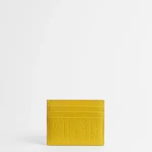 MUST IT_카드 지갑 - 옐로우 디올 그래비티 스무스 가죽