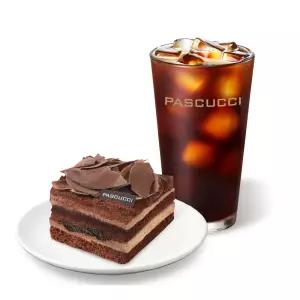 [파스쿠찌] 아메리카노(R) + 카사타 체리초코(조각)