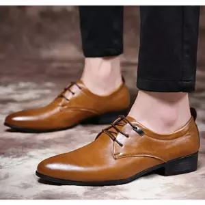 남성 뾰족 앞코 가죽 로퍼 1P 정장 구두 신발 화 남자 더비슈즈 캐주얼