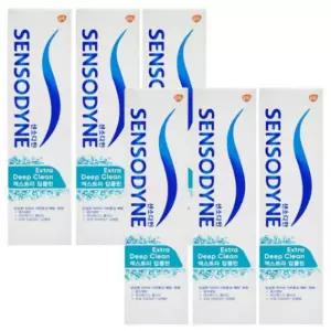 센소다인 엑스트라 딥클린 치약 120g 6개