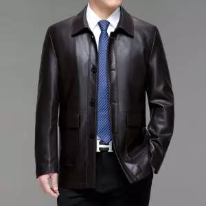 님성 데일리 점퍼 블루종항공 항공 고급 리얼 가죽 재킷 양 추동 코트 루즈핏 빅사이즈 다올4