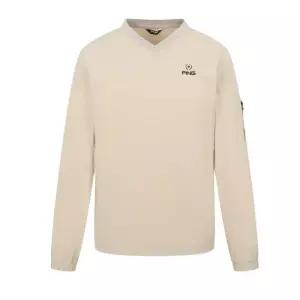 핑 남성 브이넥 풀오버 점퍼 111E1JP183_BG 349276