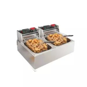 업소용 튀김기 전기 에어프라이어 바스켓 주방 기름 음식 조리 요리