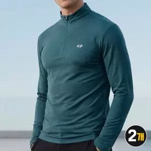 2장 센터폴 냉감 집업 긴팔티 남성용 기본핏 신축성 쾌적한 기능성 티셔츠 001