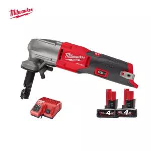 밀워키 충전니블러 M12 FNB16-0X세트 4Ah 2개 급속충전기 12V 무선쉐어 금속가위