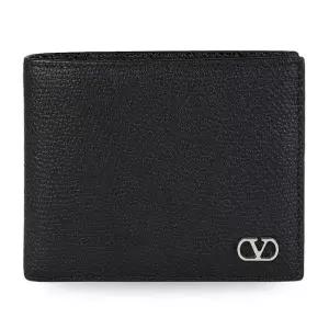 MUST IT_ 남성 V로고 레더 반지갑 블랙) 7Y2P0AP3UAG 0NO