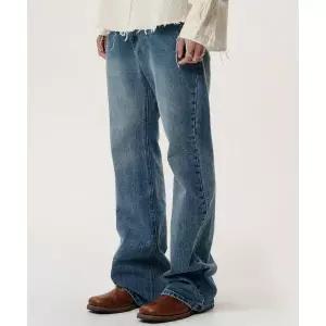 NOISE 세미 플레어 데님 진 - 블루 2063791