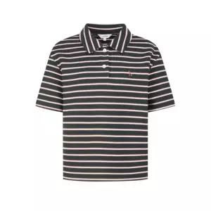 백화점 헤지스 레이디스 26SETUP 피케 스트라이프 반팔 폴로 셔츠 HSTS6B322