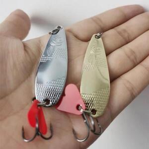 의대생 금속 지그 스피너 스푼 낚시 미끼 하드 스팽글 소음 인공 트레블 훅 Swimbait 잉어