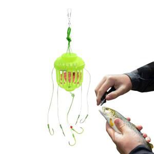 케이지 트랩 낚시바늘, 전방위 잉어 낚시 루어 훅 사료 홀더 키트 타클 액세서리 초보자 성인 아마추어용