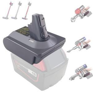 HAKSINKY V6 V7 V8 배터리 어댑터 밀워키 18V 리튬 다이슨 애니멀 청소기용 변환