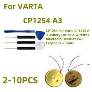 판매 2-10pcs CP1254 A3 와이어 3.7V 50mah 블루투스 이어폰 팔찌 + 도구에 대 한 고용량 충전식 리튬 배터
