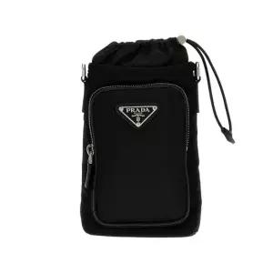 MUST IT_26SS 리나일론 스마트폰 케이스 크로스백 블랙 2ZH1552DMI F0002