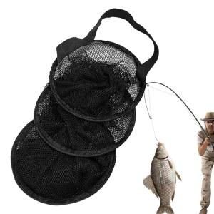 잡은 물고기를 넣을 수 있는 바스켓 - 접이식 낚시 네트, 루어를 보관할 경량 가재 게 물고기 와카사기 미노우 새우 디카워드