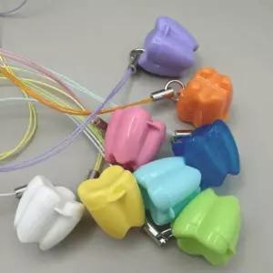 유치 보관함 목걸이 10개세트 첫니기념 치아 보관함 치과 병원 치아보관선물 치아통