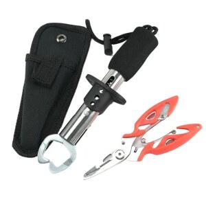 스테인리스제 루어 피싱 플라이어 & 피시 립 그리퍼 세트, 컨트롤러 아웃도어 툴킷