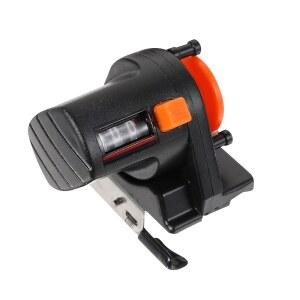 NAMOARLY 야외 대응 플라스틱 소재 낚시줄 길이 게이지 낚싯대 부착 가능 포터블 어선 카운터 강낚시 호수낚시용 라인 측정기 1개