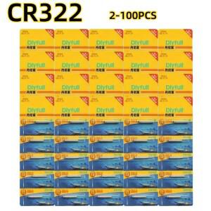 5-100PCS CR322 야간 낚시 플로트 배터리 발광 라이트 전자 및  액세서리에 오래 지속되는 내구성