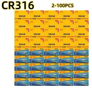 5-100PCS CR316 3V 낚시 플로트 배터리 전자 액세서리 용 고휘도 야간 발광