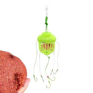 전방향 낚시바늘, 발광 사양 잉어용 루어 케이지 사료 홀더 키트 낚시 타클 액세서리 초보자 성인 아마추어용