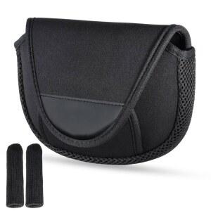 ESFUERZO 에스푸에르소 릴 커버 케이스 낚시 수납 스피닝 베이트 파우치 네오프렌 소재 두꺼운 핸들 노브 포함 1개 세트,