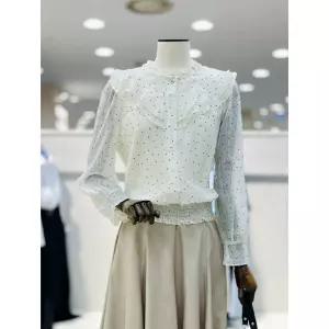 베스띠벨리 도트 레이스 블라우스 BKBAB2405_CA 3699885