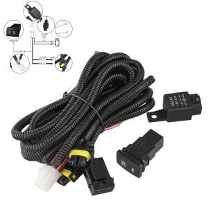 도요타 자동차 조명 와이어용 릴레이 LED 표시기 스위치 포함 H11 안개등 하네스 소켓