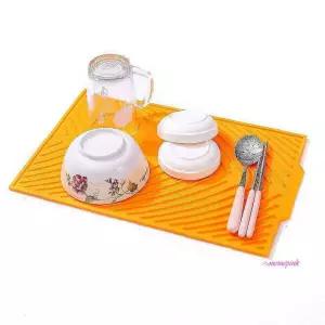 실리콘 매트 수납 주방 설거지 냄비받침 드라잉 정리 정리용품wxy024