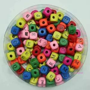 비즈 부자재 만들기 팔찌 목걸이 알파벳 소품 아트fgh092