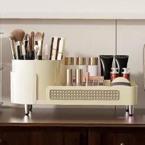 브러쉬 립스틱보관 심플형 화장품진열대 화장대수납함yza338