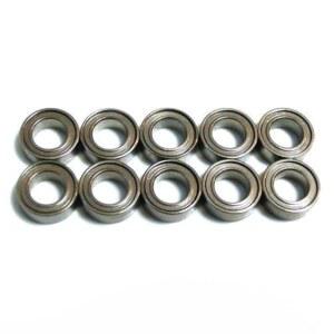 노브랜드 제품 740ZZ 베어링 7mm 4mm 2 5mm 10개 세트 양면 메탈 실드 낚시 피싱 릴 튜닝 미니인파노 Mini Z 미닛스 레이서 740ZZ 10P