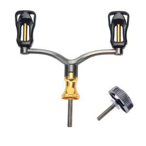 낚시 릴 더블 로커 암, 핸들 그립 베이트 캐스팅 릴, 스피닝