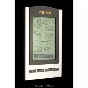 온도 센서 sensor 무선 기상 관측 소용 실외 및 습도 센서가 있는 온도계 LCD 디스플레이