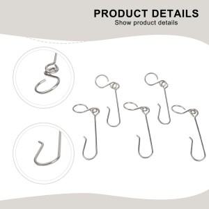 MAPP 프로판 병 경량 및 용접 가스 벨트 후크 용 5PCS 스테인레스 스틸 다목적 실린더